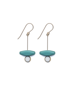 E1827 Turquoise Balance Drop Earrings