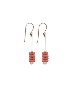 E1860 Pink Grapes Earrings