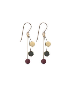 E1892 Cosmos Cluster Earrings