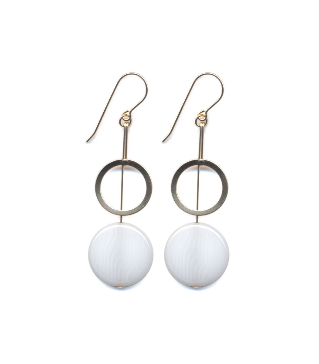 E1908 Moon Drop Earrings