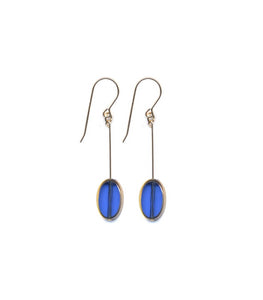 E1925 Ocean Oval Earrings