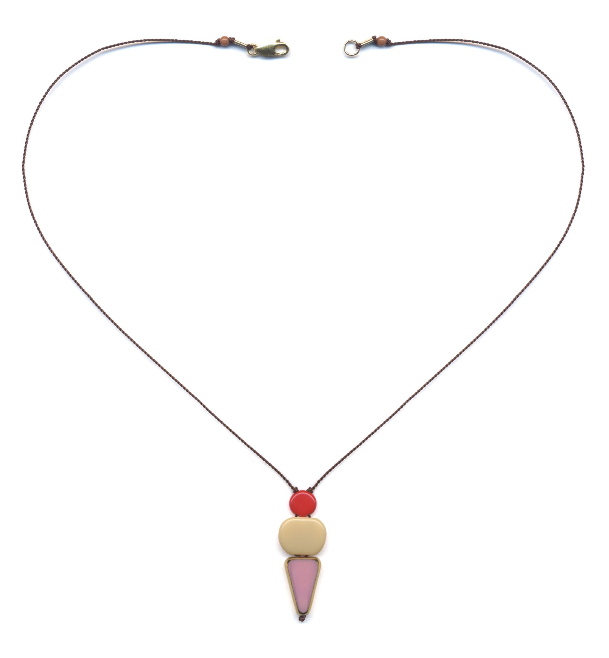 N2146 Ice Cream Necklace