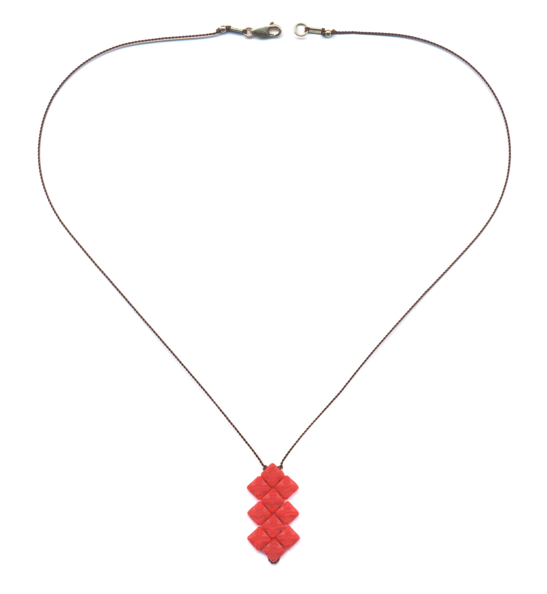 N2172 Ketchup Necklace