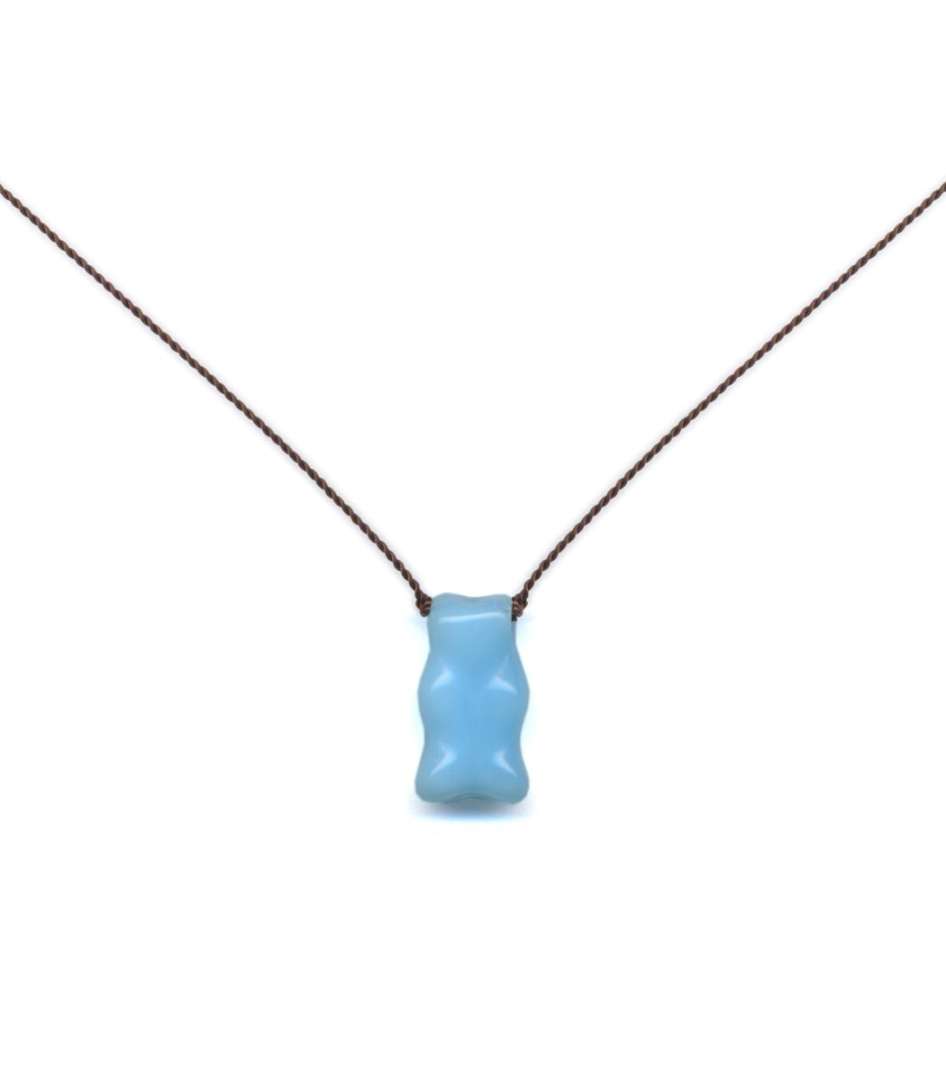 N2179 Blue Gummy Necklace