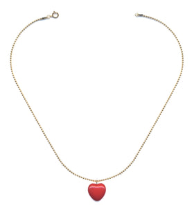 N2181 Large Red Sweetart Necklace