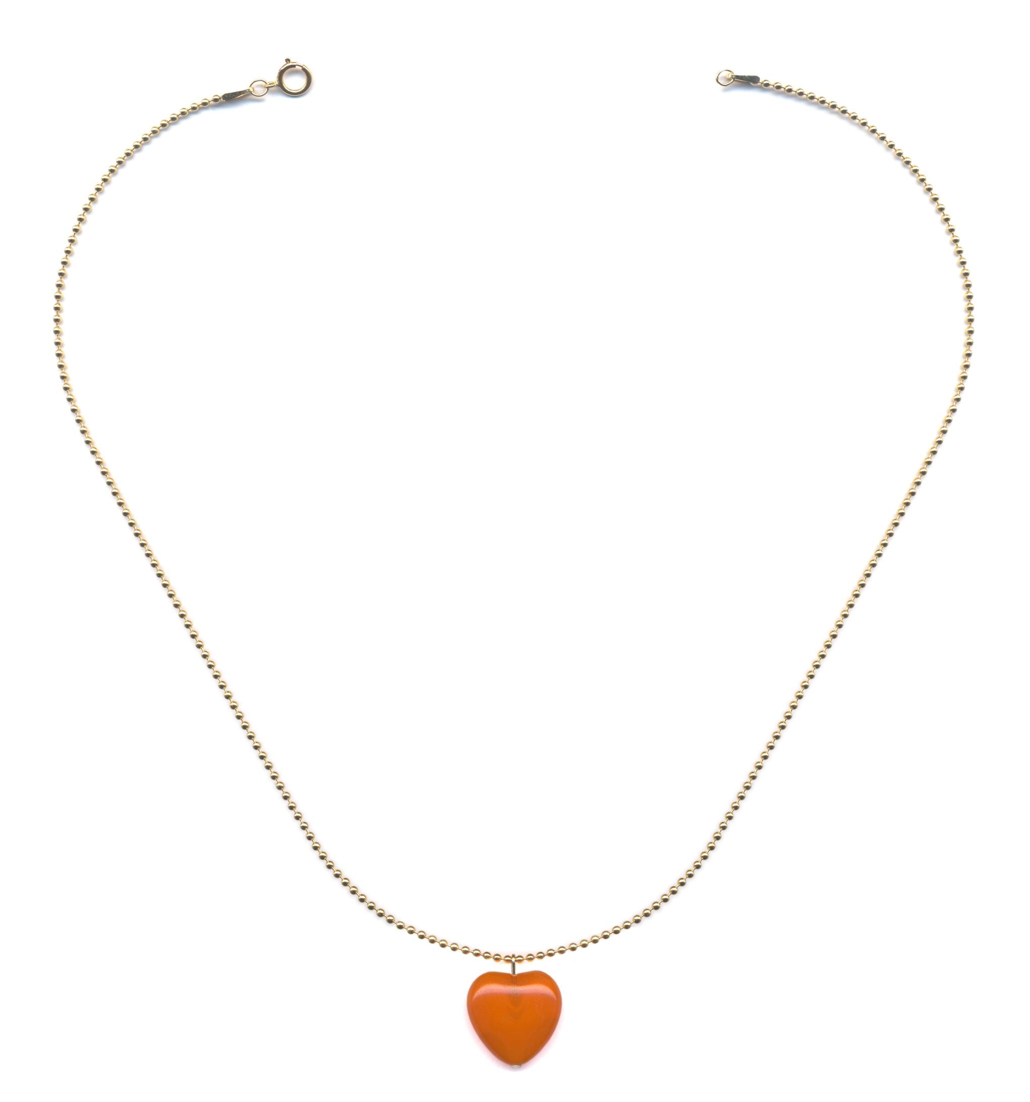 N2182 Orange Sweetart Necklace