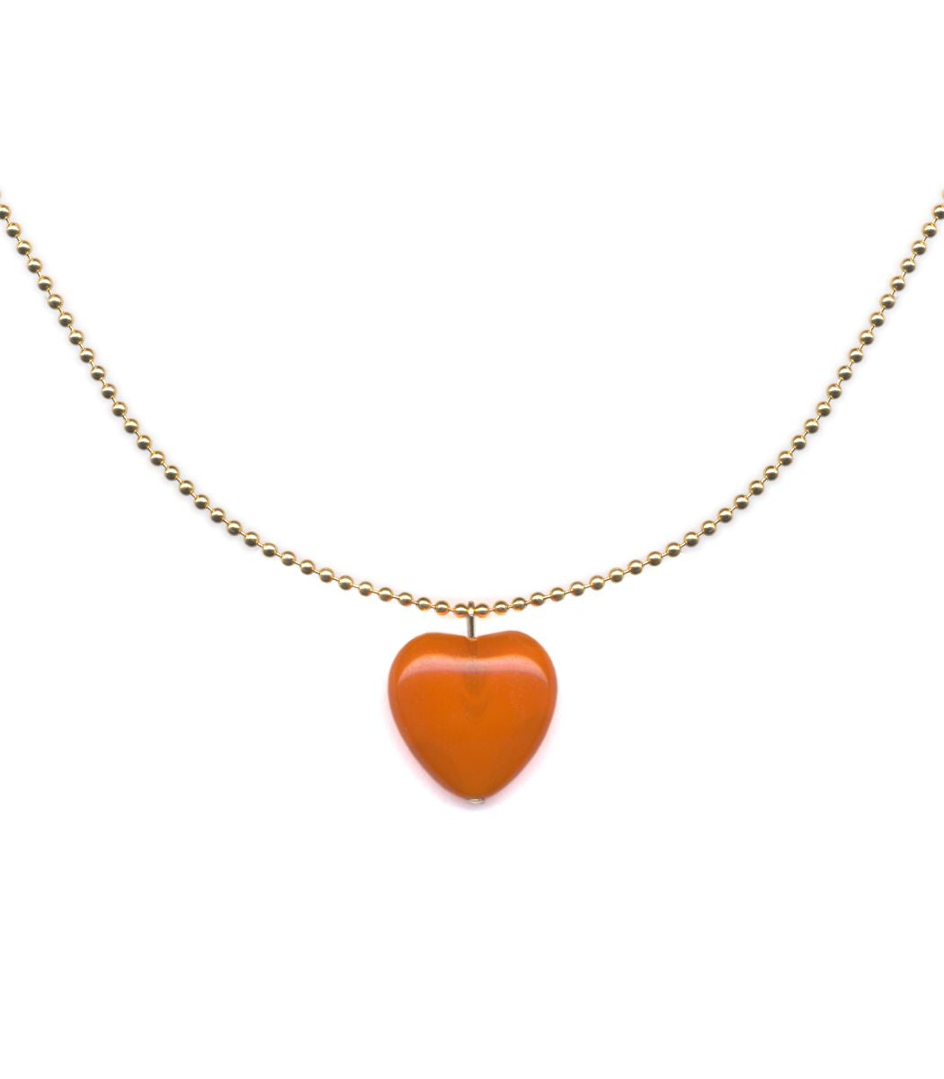 N2182 Orange Sweetart Necklace