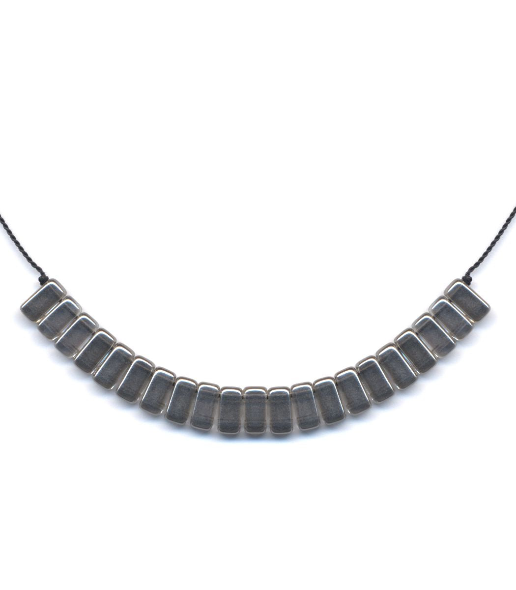 N2194 Silver Bars Necklace