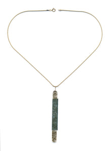 N2195 Golden Rod Necklace
