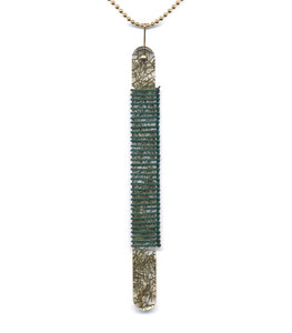 N2195 Golden Rod Necklace