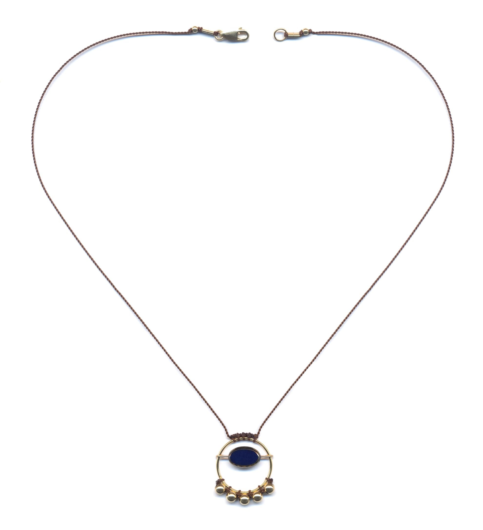 N2199 Embellished Eye Necklace