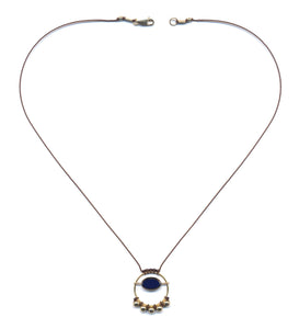 N2199 Embellished Eye Necklace