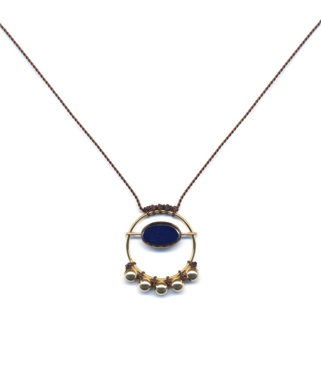 N2199 Embellished Eye Necklace