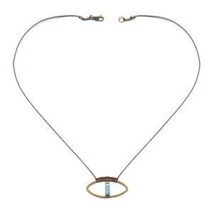 N2200 Blue Eye Necklace