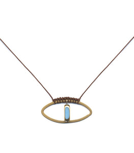 N2200 Blue Eye Necklace