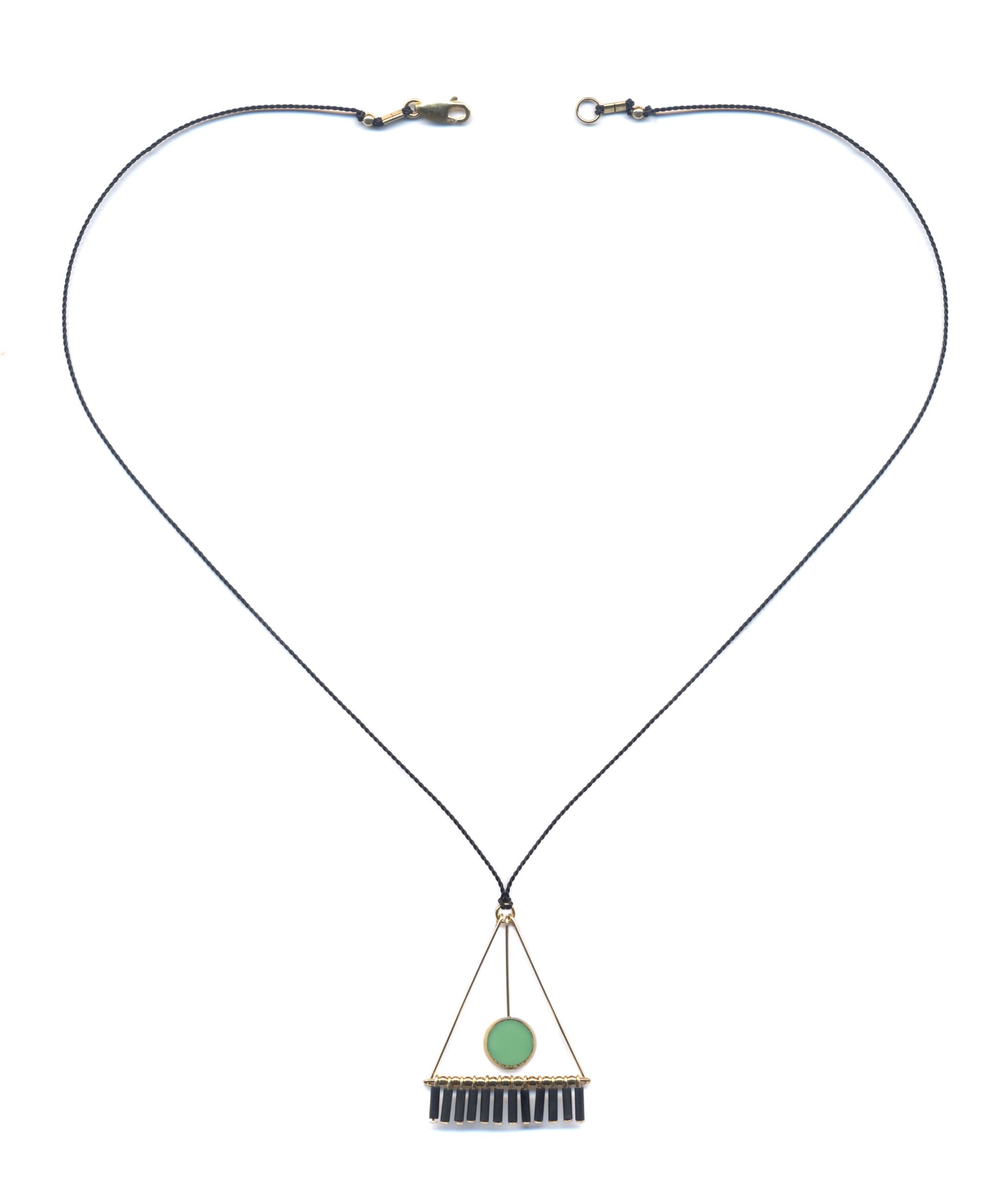 N2203 Pyramid Necklace
