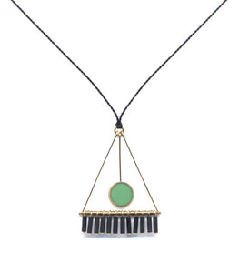 N2203 Pyramid Necklace