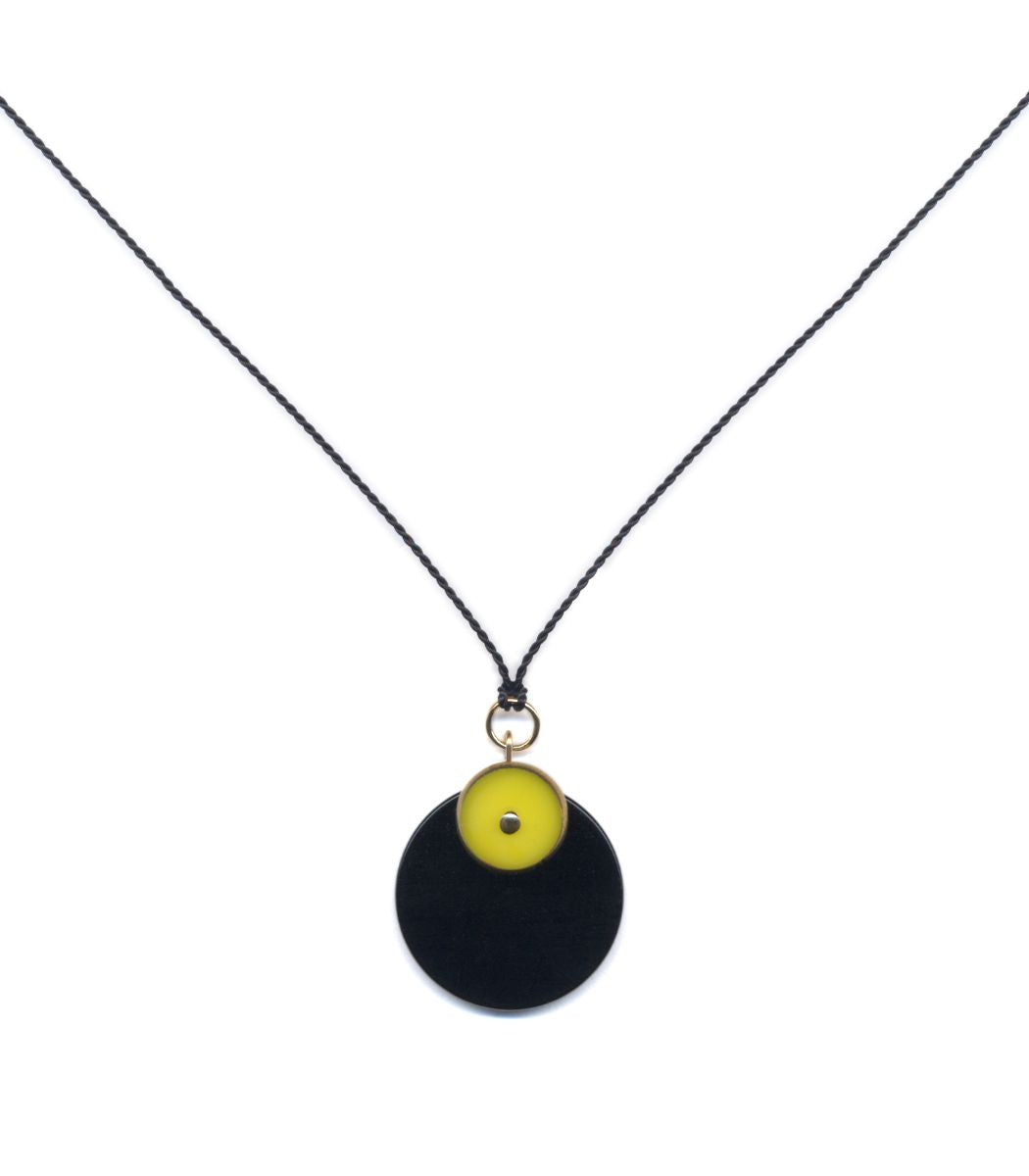 N2206 Yellow Dial Necklace