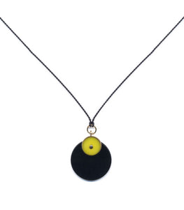 N2206 Yellow Dial Necklace