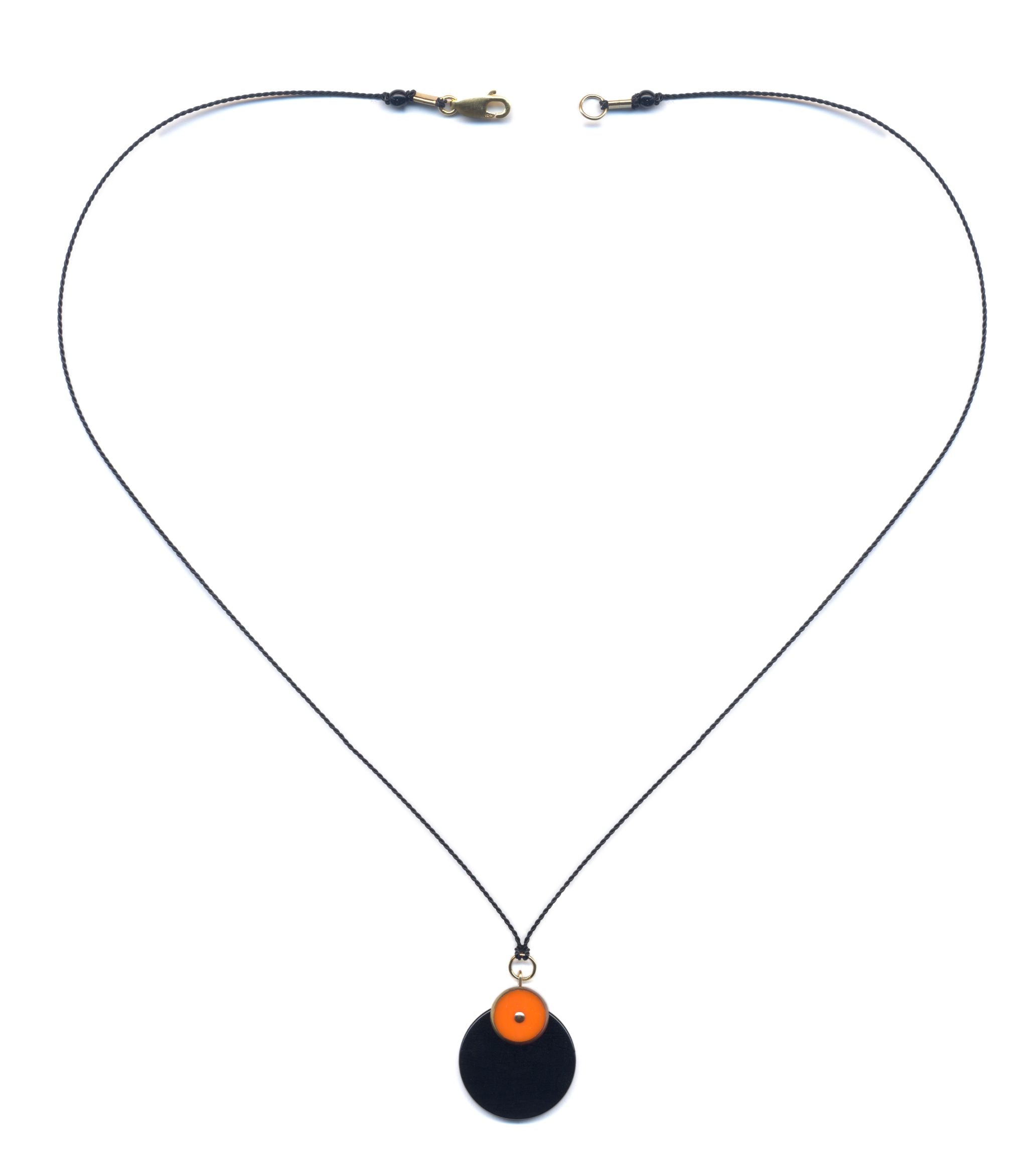 N2207 Orange Dial Necklace