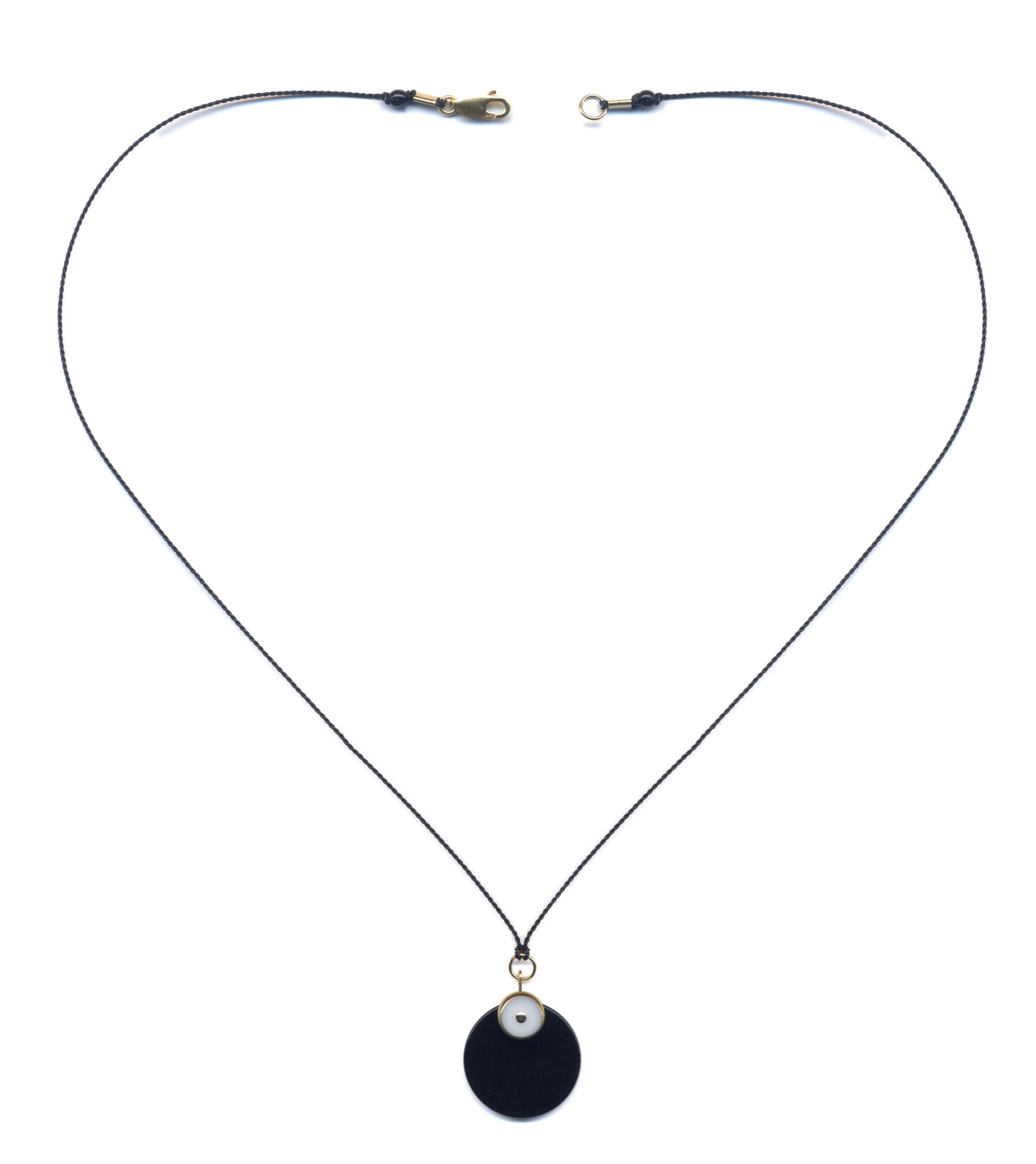 N2209 White Dial Necklace