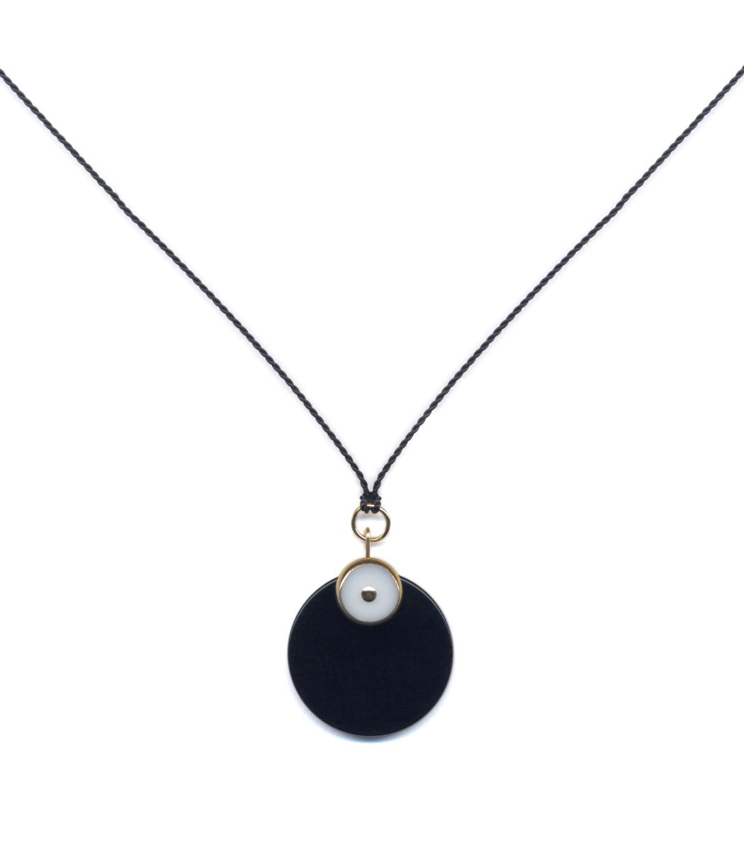 N2209 White Dial Necklace
