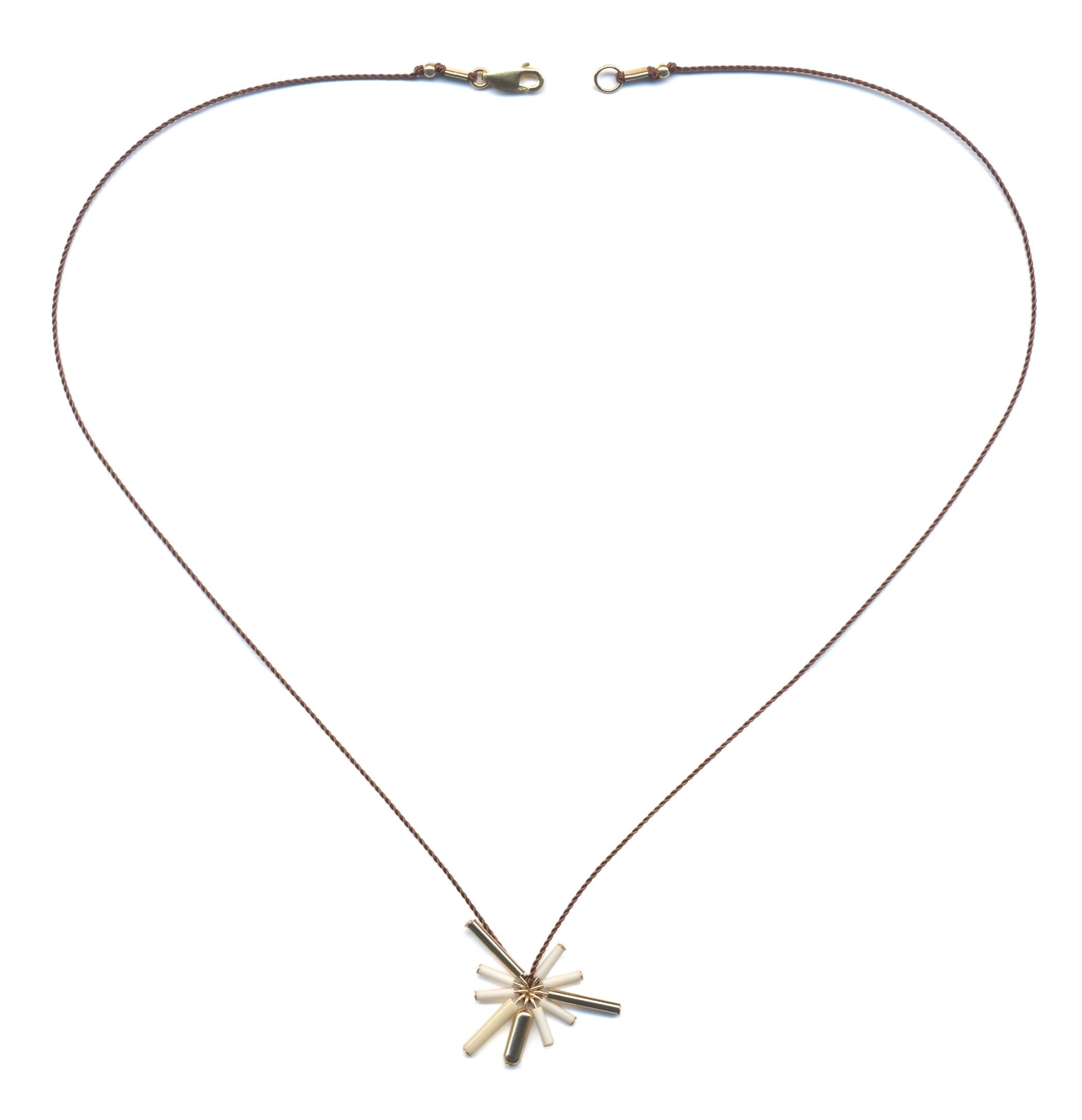N2210 Golden Burst Necklace