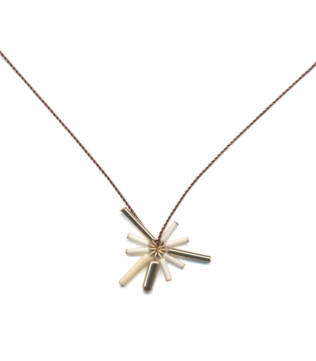 N2210 Golden Burst Necklace