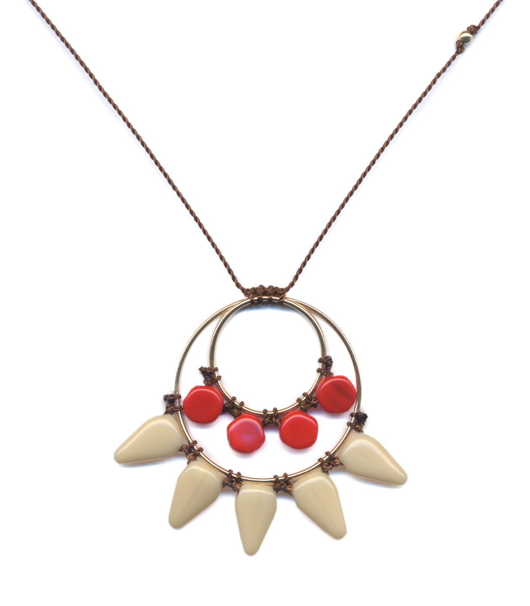 N2216 Jungle Flower Necklace