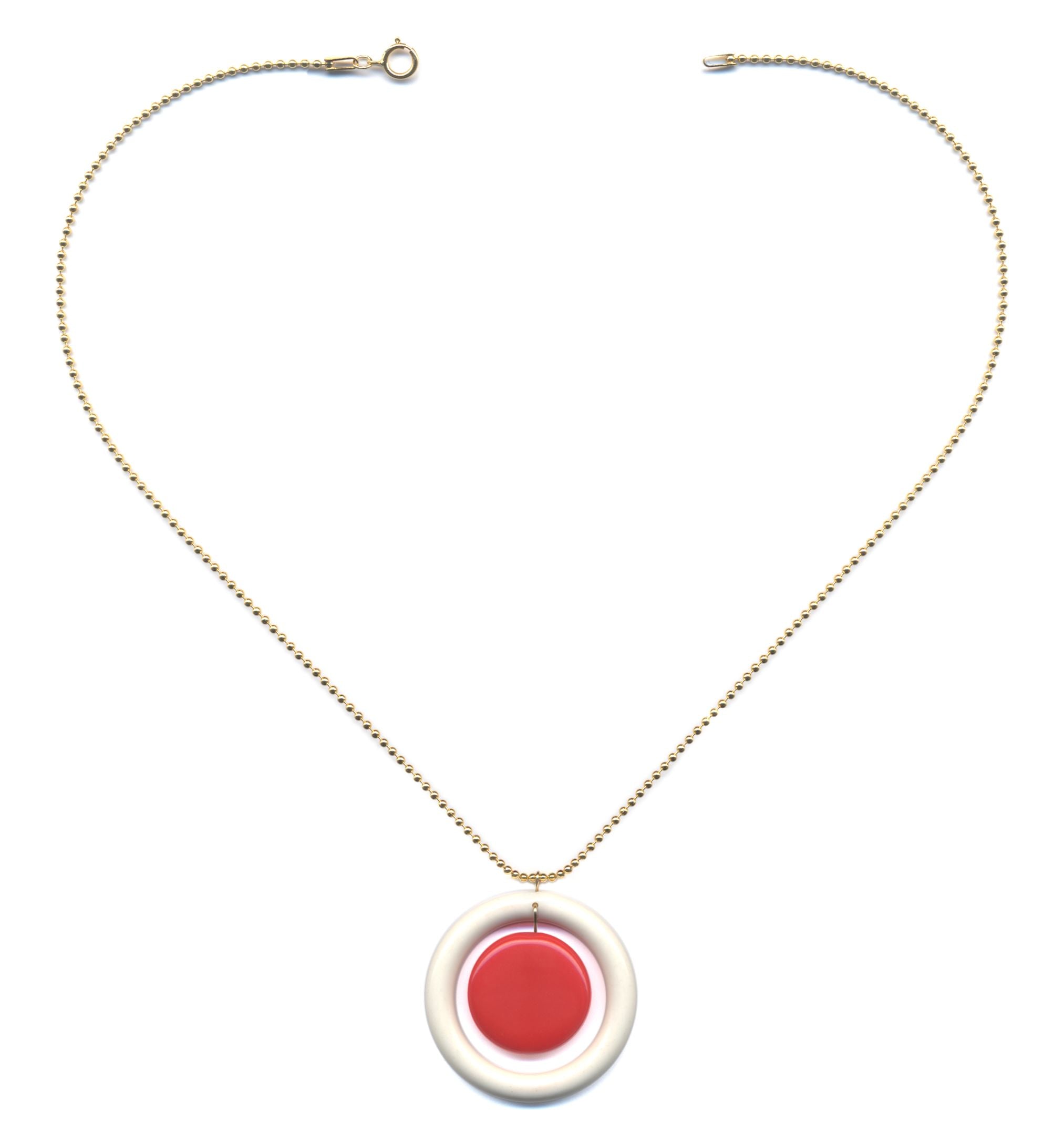 N2225 Red Eye Necklace