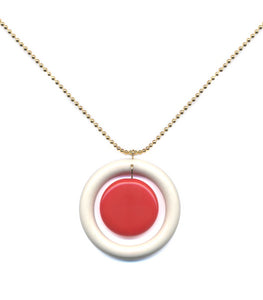 N2225 Red Eye Necklace