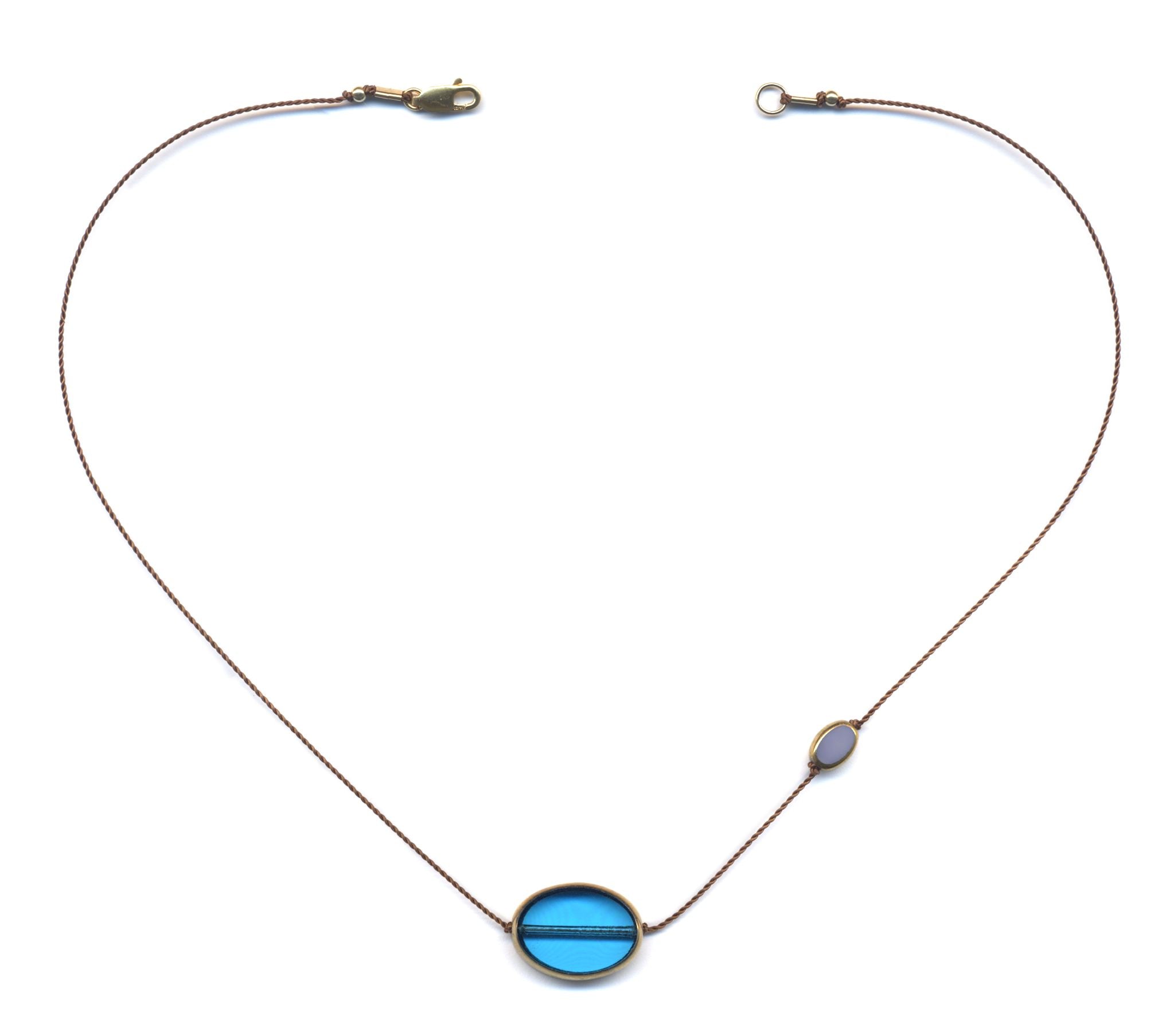 N2232 Blue Galaxy Necklace