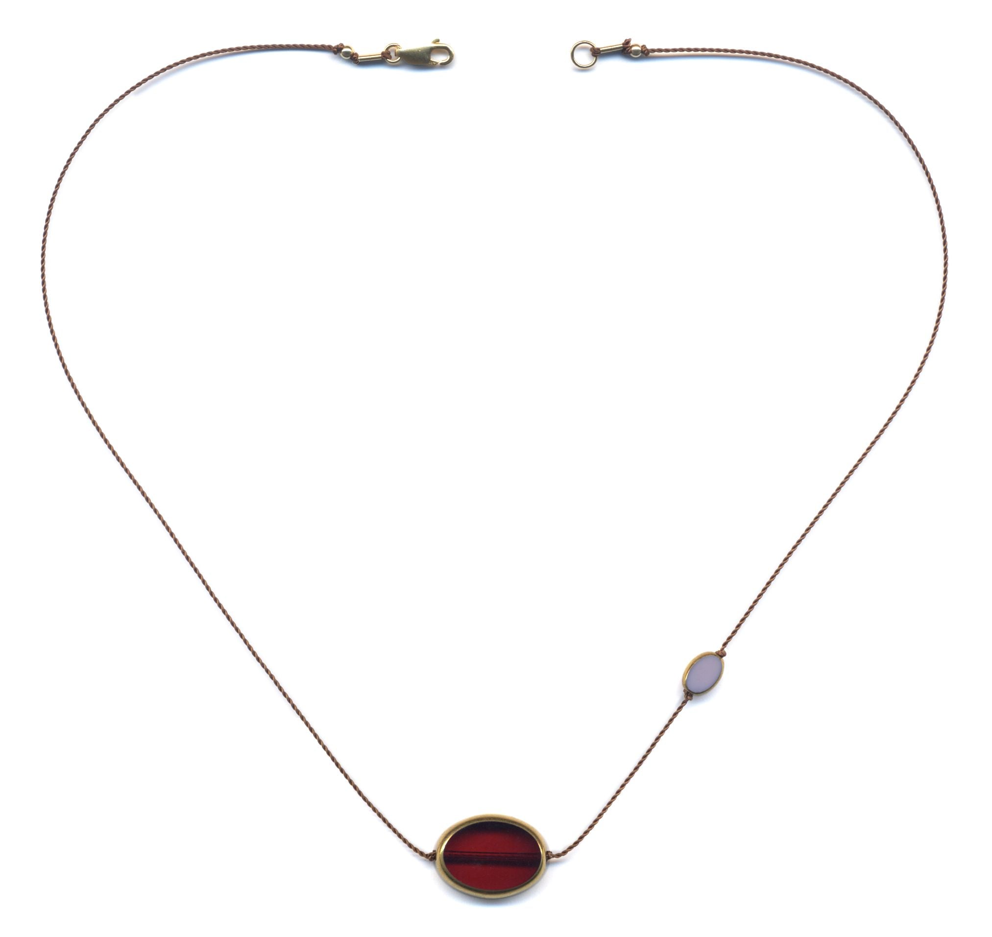 N2233 Red Galaxy Necklace