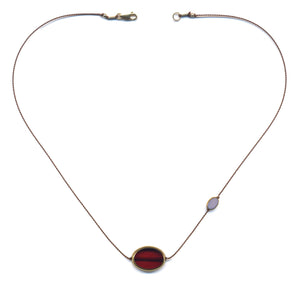 N2233 Red Galaxy Necklace