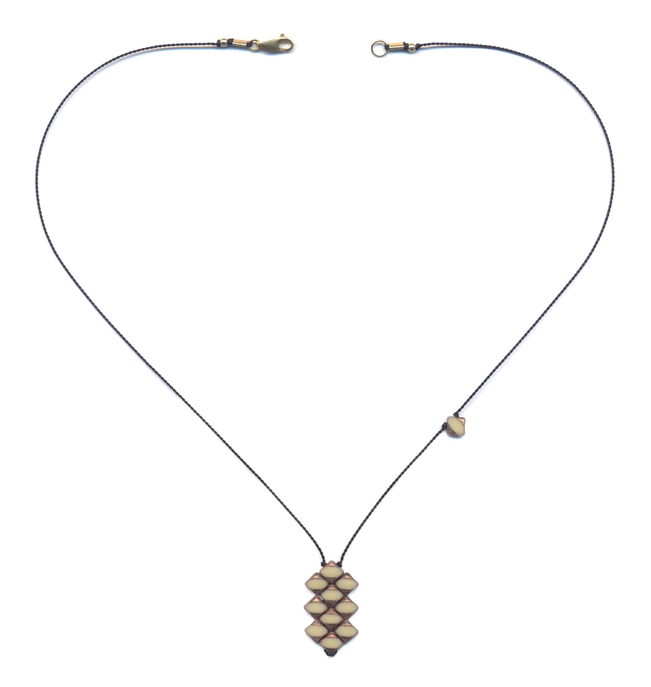 N2236 Honeycomb Necklace