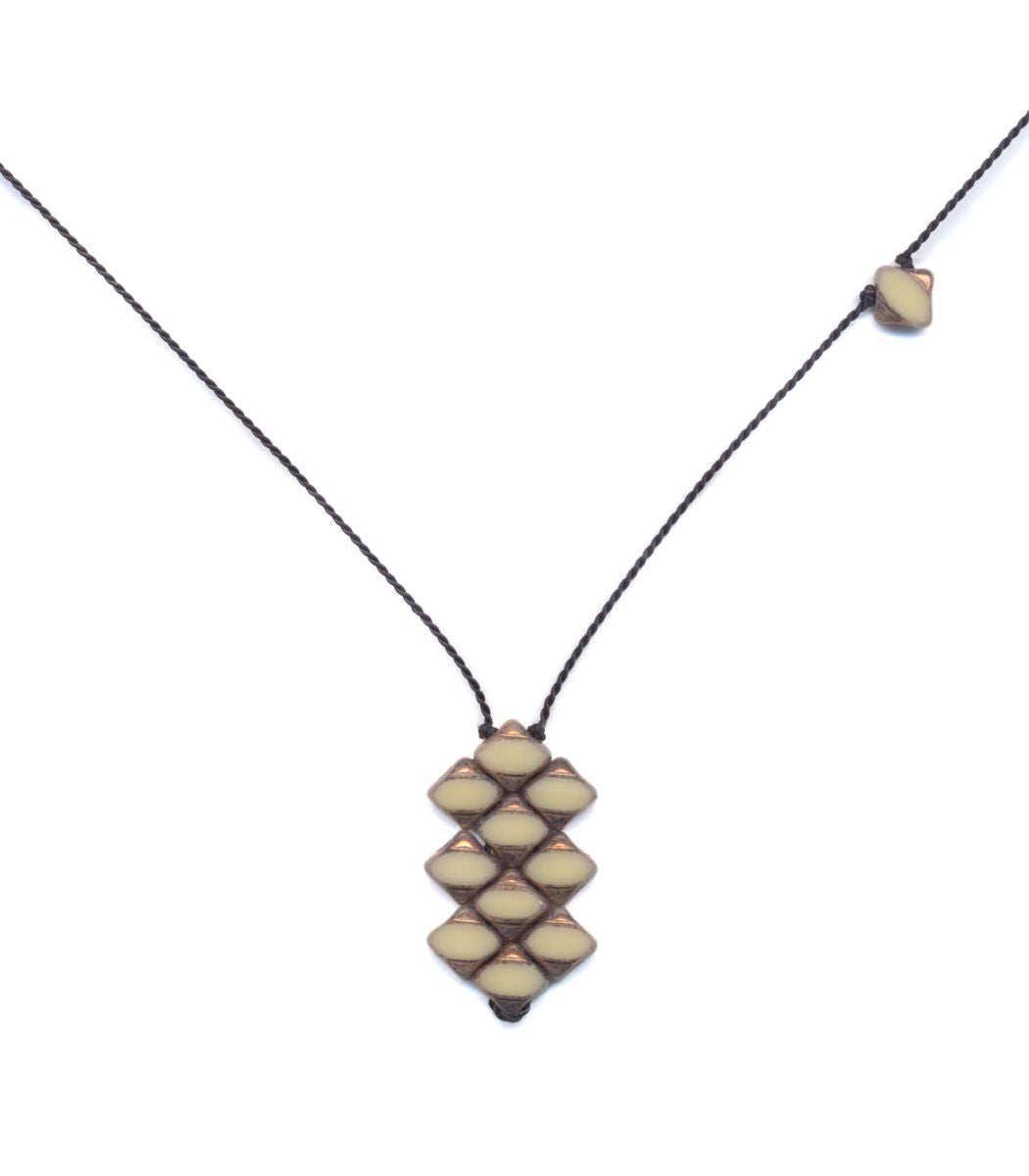 N2236 Honeycomb Necklace