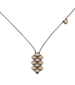 N2236 Honeycomb Necklace