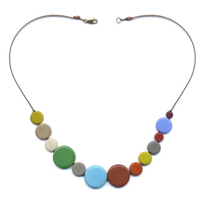 N2240 Kusama- Pastels Necklace