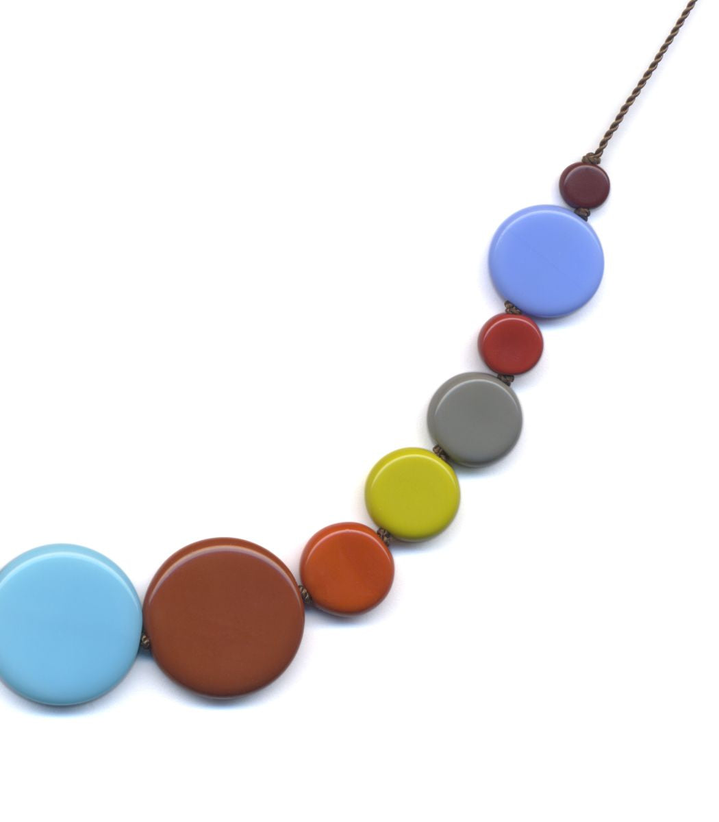 N2240 Kusama- Pastels Necklace