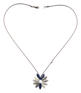 N1555 Shadow Flower Necklace