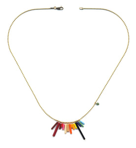 N1881 Mini Rainbow Pendant Necklace