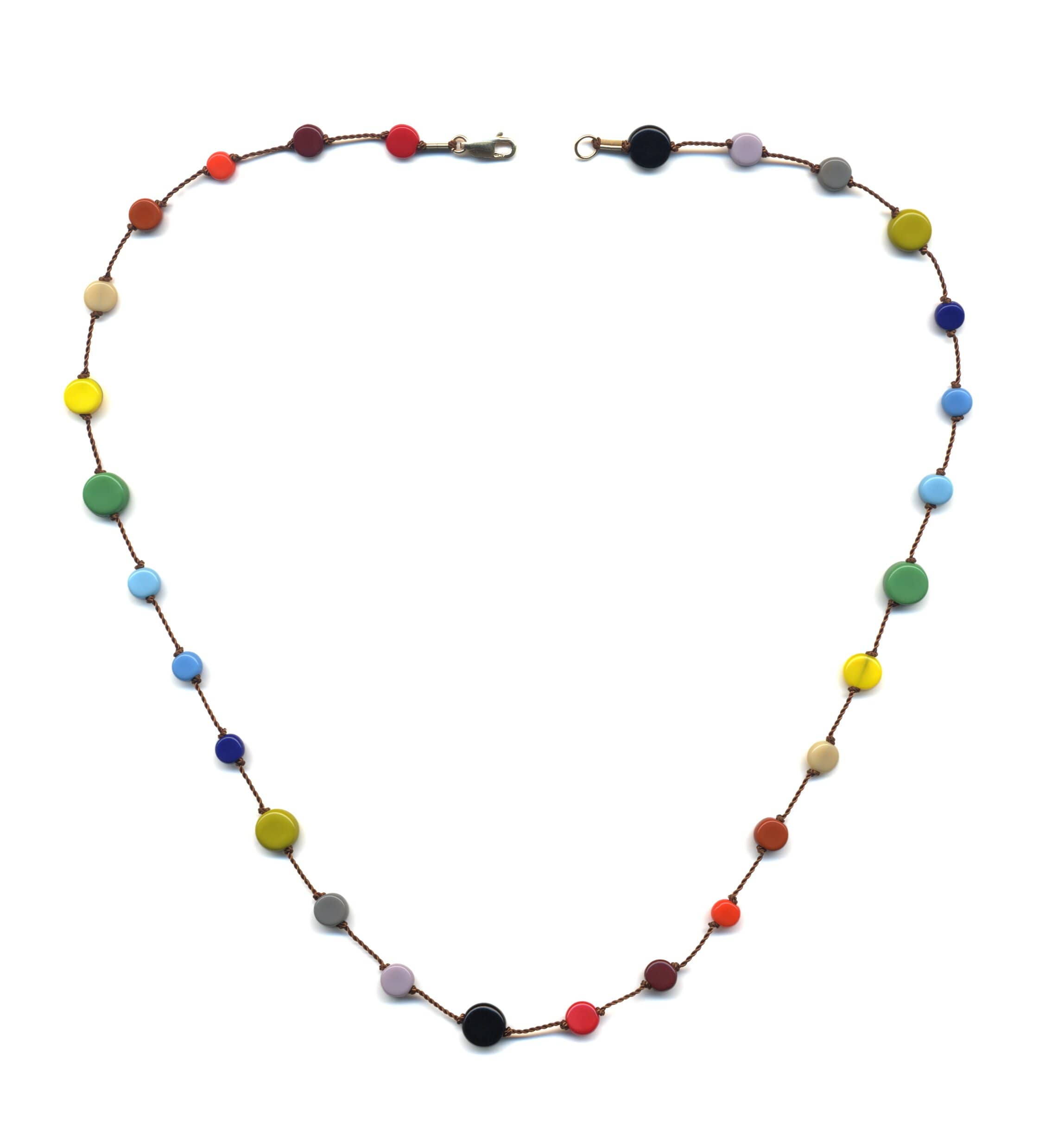 N1908 Multi Circles Necklace