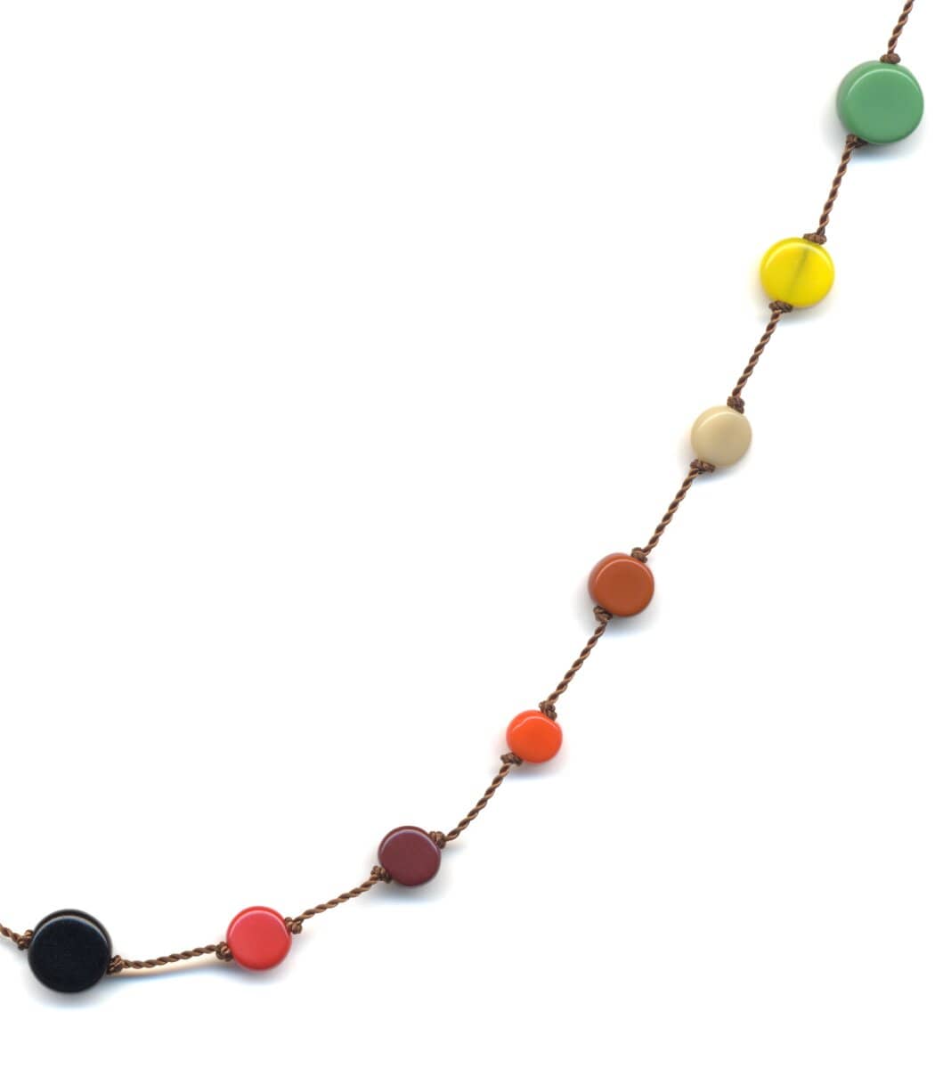Irk Jewelry I. Ronni Kappos N1908 Multi Circles Necklace