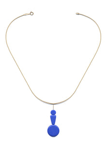 N1969 Yves Klein Blue Necklace