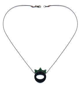 N2020 Onyx Roped Eye Necklace