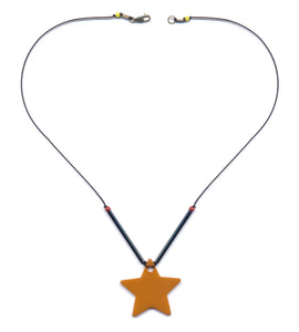 N2024 Bakelite Star Necklace