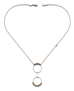 N2025 Gold Spectacles Necklace