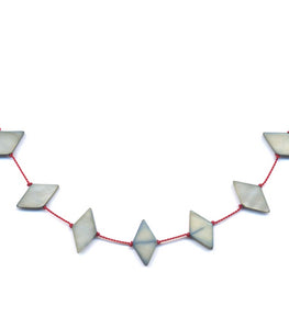 N2049 Mother of Pearl Diamonds Necklace