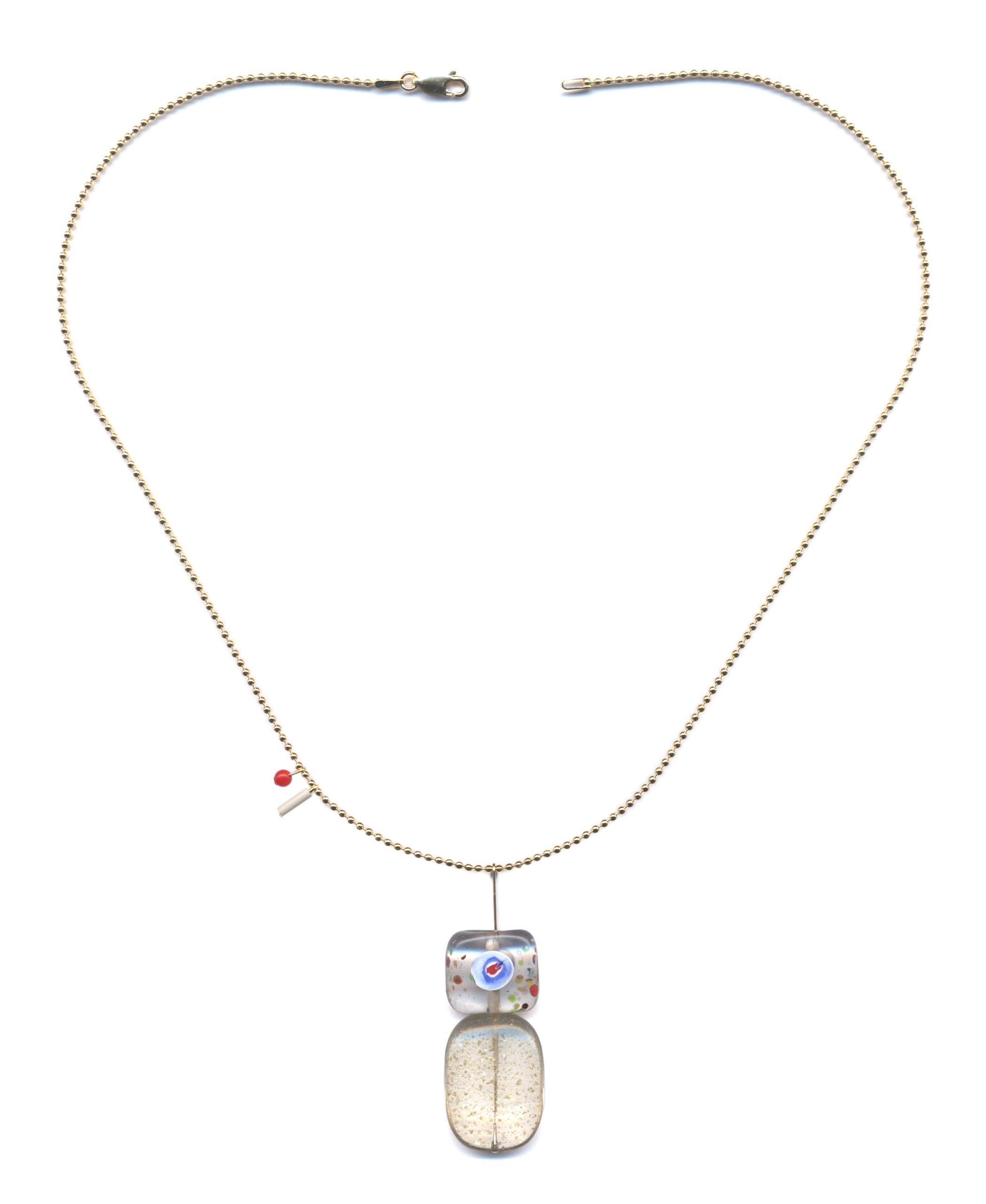 N2055 Glitter Cloud Necklace